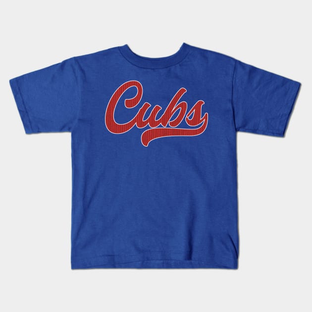 Cubs Embroided Kids T-Shirt by CovpaTees